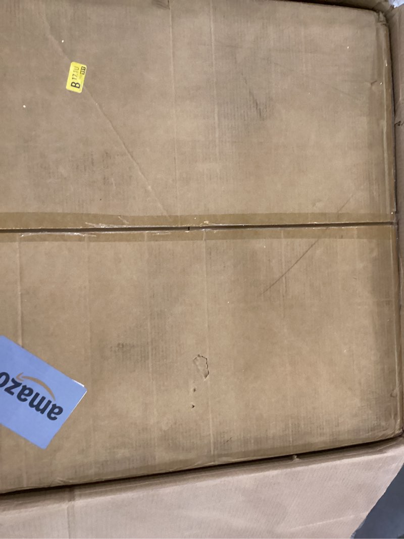 Condition photo showing New/Like New for 30 inch Crystal Gold Ceiling-Light Flush Mount with Remote Control and APP, 3CCT Dimmable & Brightness Adjustable, Modern Crystal Raindrop Chandeliers for Bedroom Hallway Dinning Room Living Room Gold 30 inch