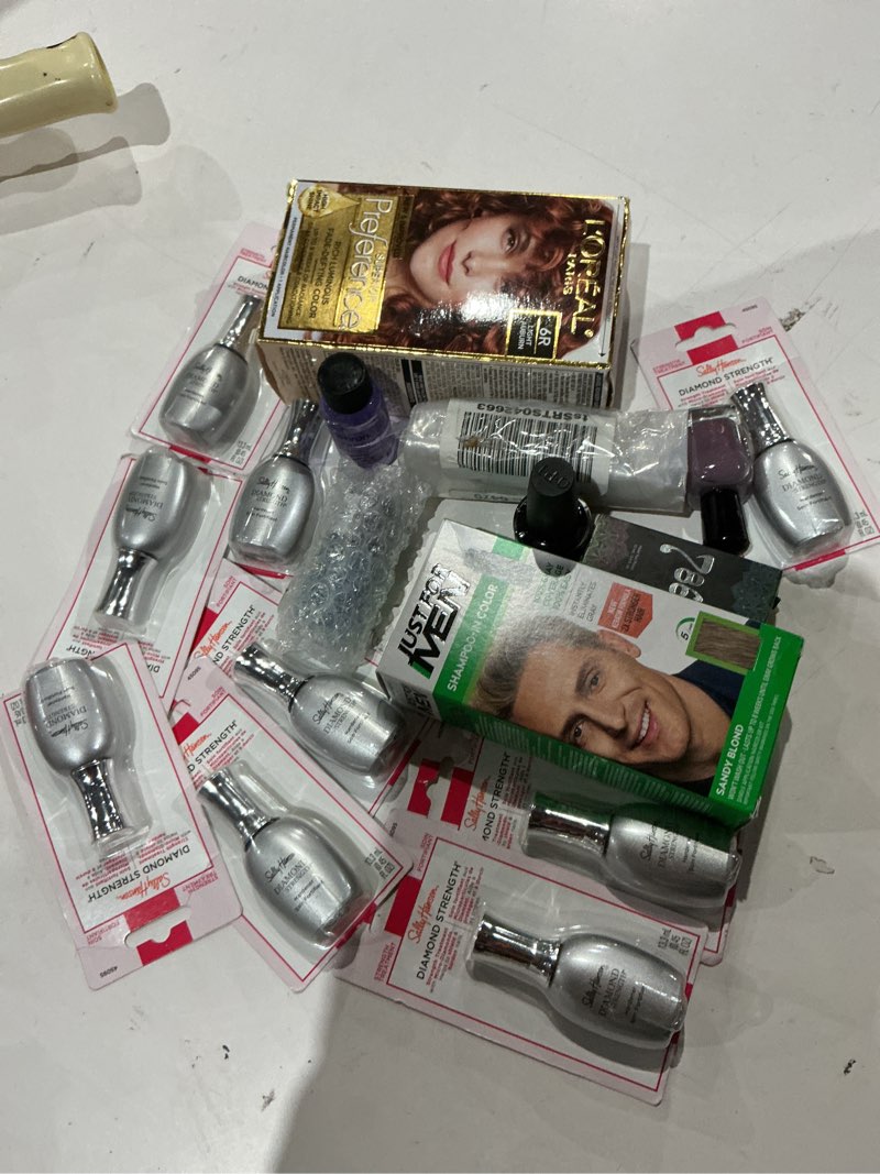 Condition photo showing As Is for assorted health and beauty lot