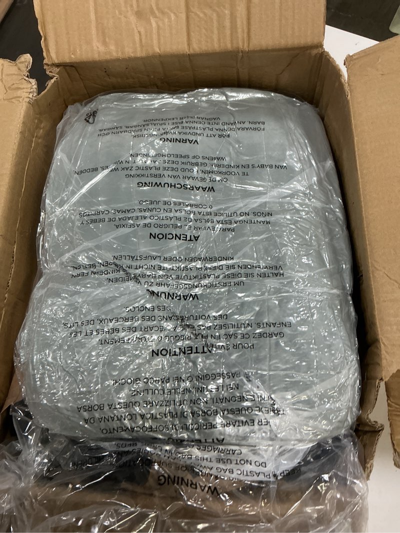 Condition photo showing Good Condition for elevated dog bed with removable bolster cushion mat, raised pet cot for large sized dogs with breathable & washable mesh, indoor & outdoor pet hammock with skid-resistant feet. l(43.30"x31.90"x8.00") with grey bolster cushion mat