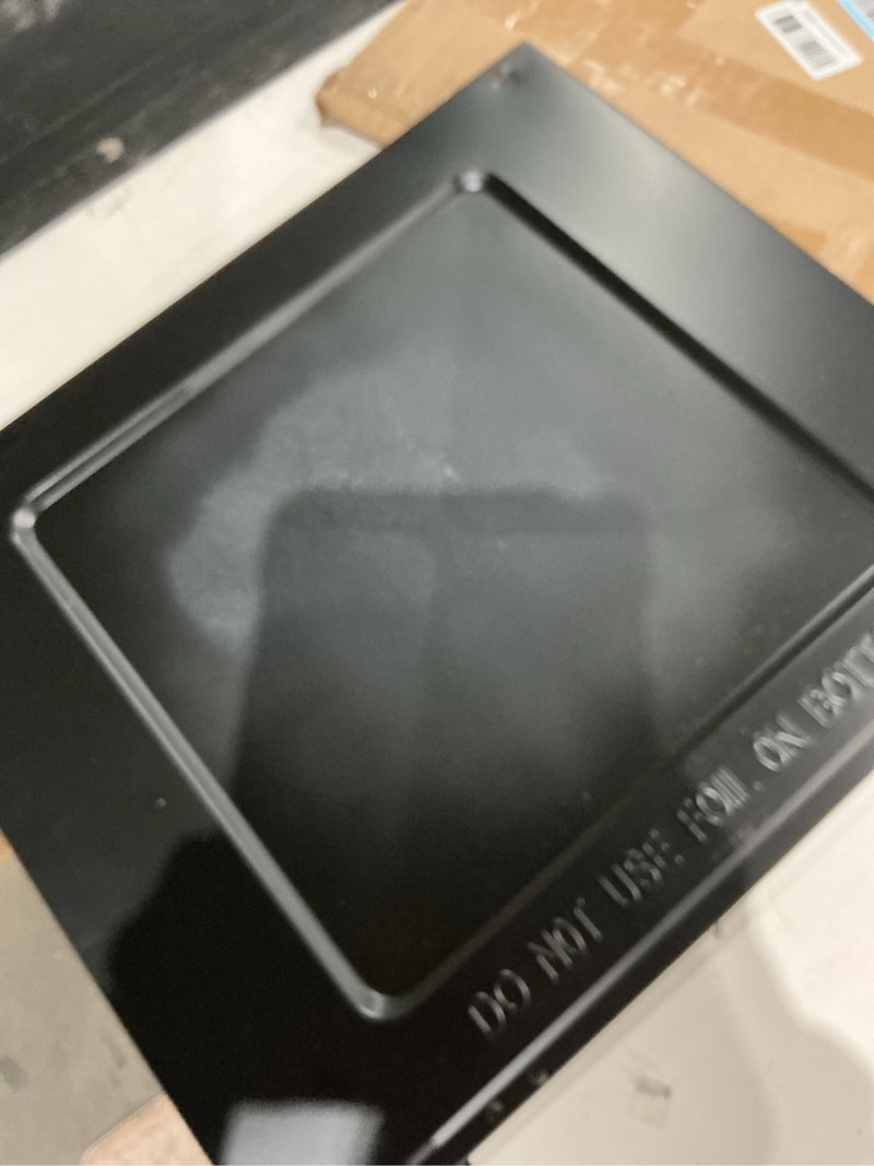 Condition photo showing As Is for similar not exact     upgraded 316400601 oven bottom panel, stove bottom plate replacement for frigidaire electric ranges and stoves, compatible with frigidaire fef fefl fefb fefs fff wef gef hes kef mff rt sv frt series