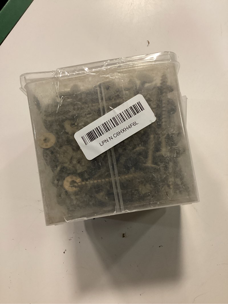 Condition photo showing As Is for screws no count