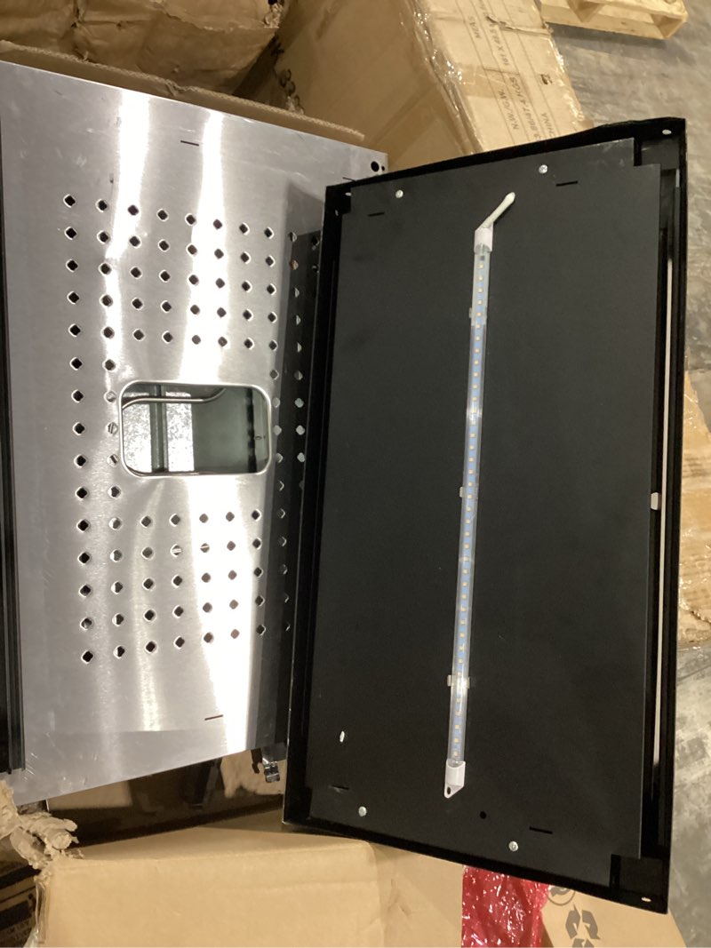 Condition photo showing As Is for vevor 3-tier commercial food warmer display, 1200w food display warmer with led light, top storage and adjustable shelves, 86?~185? steam heating, 106qt/100l for hamburger, pizza, bread, fried chicken 3-tier?106qt?
