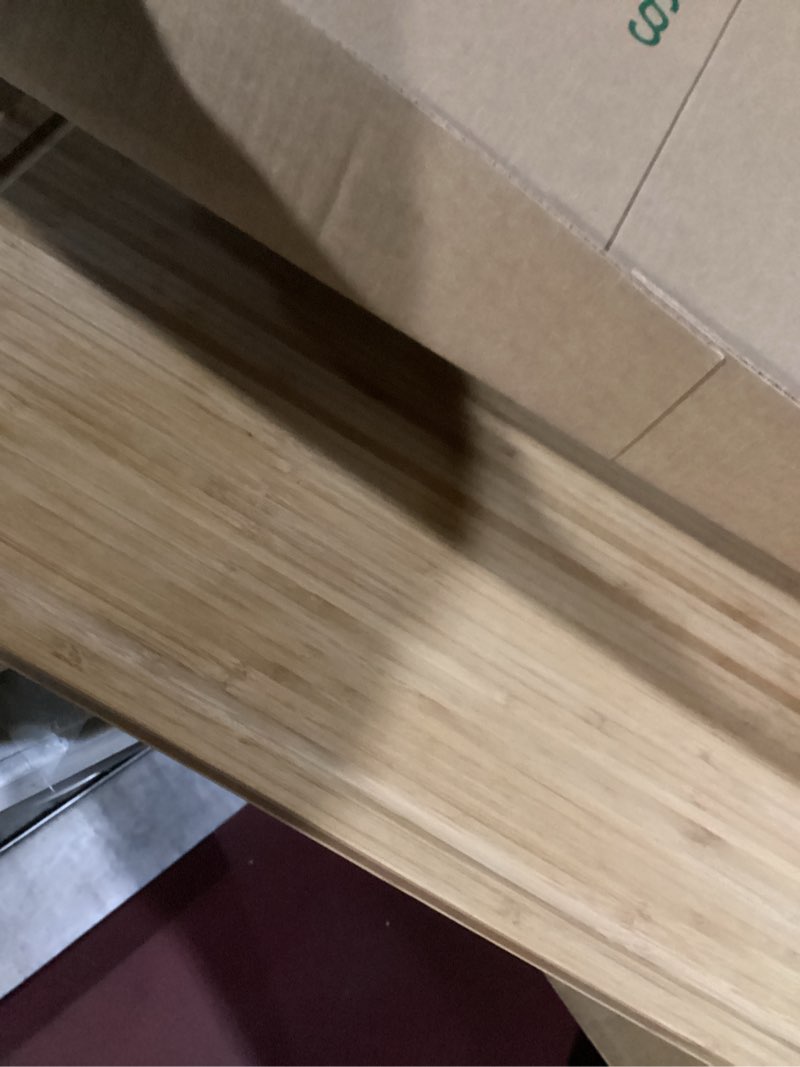 Condition photo showing Good Condition for 24"x18" Bamboo Cutting Boards, XXL Charcuterie Cheese Platter Serving Tray with Handles and Juice Grooves, Solid Structure, Slim, Durable, Reversible 24"L x 18"W Carbonized