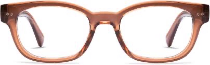 look optic keaton progressive readers-stylish unisex prescription quality glasses shiny cinnamon 1.5 x