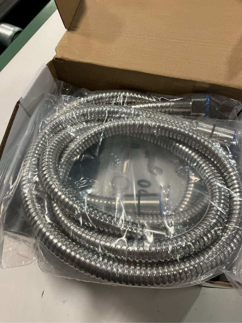 Condition photo showing Good Condition for Handheld Toilet Bidet Sprayer for Toilet-Adjustable Water Pressure Control with Bidet Hose for Feminine Wash, Stainless Steel Brushed Nickel Cloth Diaper for Baby Wash (Stainless Steel, 2) 2 Stainless Steel