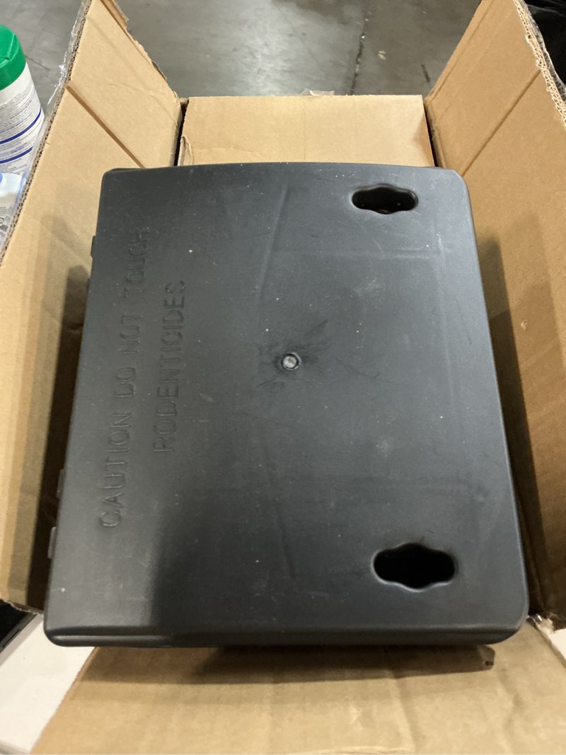 Condition photo showing As Is for 8 Pack Key–Required Rat Bait Stations & Mouse Bait Stations – 4 Large & 4 Compact, Lockable Weather–