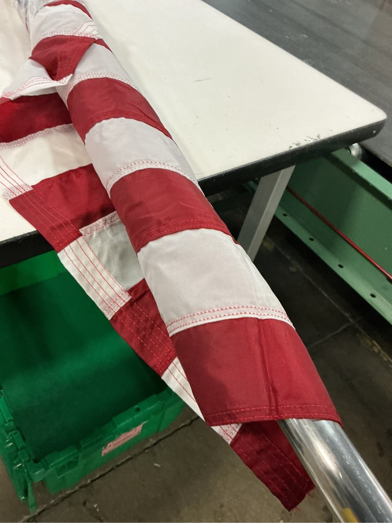 Condition photo showing Good Condition for valley forge flag 60733 3x5ft. nylon us flag kit with 6ft. 1.25in. aluminum pole and aluminum bracket