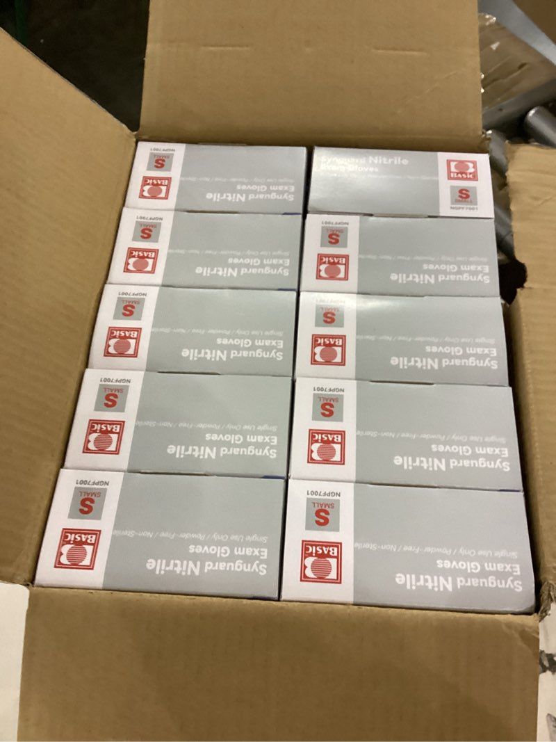 Exam gloves size small 10 boxes 100 gloves per box 