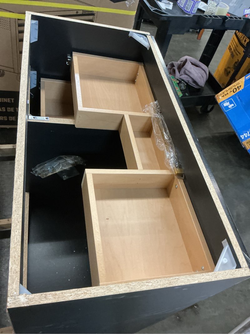 Condition photo showing As Is for style selections 36” vanity