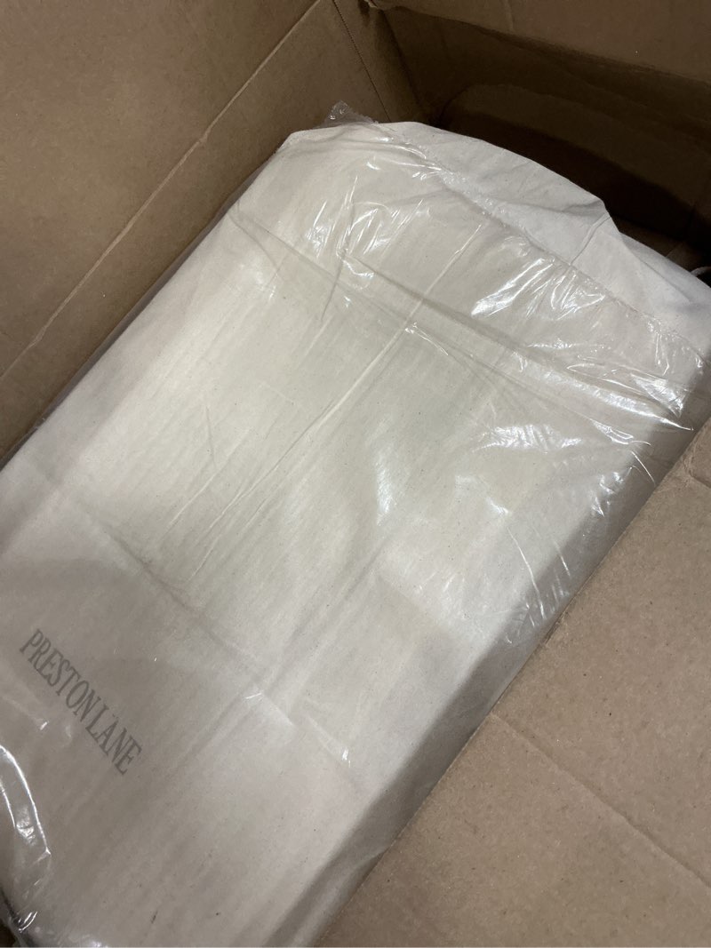 Condition photo showing Good Condition for preston lane greenwich weighted blanket 15 lbs – 100% european cotton, made in portugal – soft, breathable & chemical-free weighted throw blanket for adults, sofa or bed