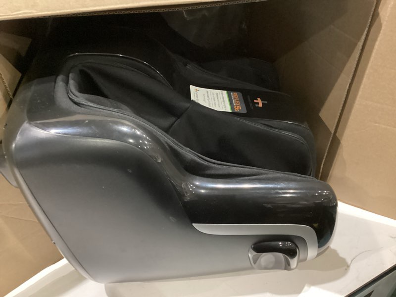 Condition photo showing As Is for human touch reflex5s foot & calf massager for stress & plantar fasciitis relief+relaxation +kneading & compression for circulation support -1 year warranty - adjustable fit for women & men size 12 reflex reflex5s