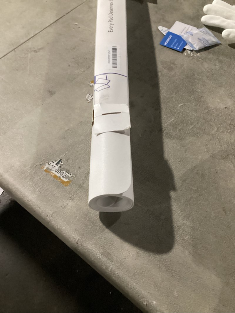 Condition photo showing Good Condition for YSAGi Leather Desk Protector, Office Mat, Large Mouse Mat, Non-Slip PU Leather Blotter, Laptop Desk Pad, Waterproof Writing Pad for Office and Home (White, 47" x 17") White 47" x 17"