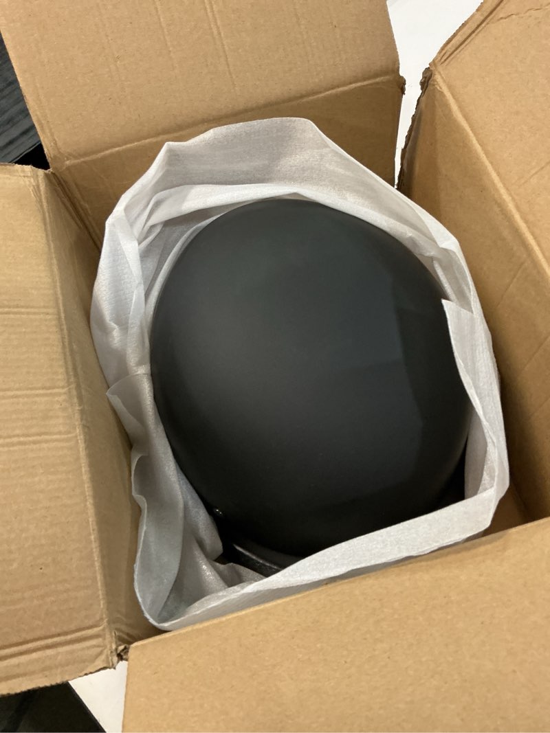 Condition photo showing As Is for german style motorcycle half helmet, retro half face helmet for adult men women dot approved medium