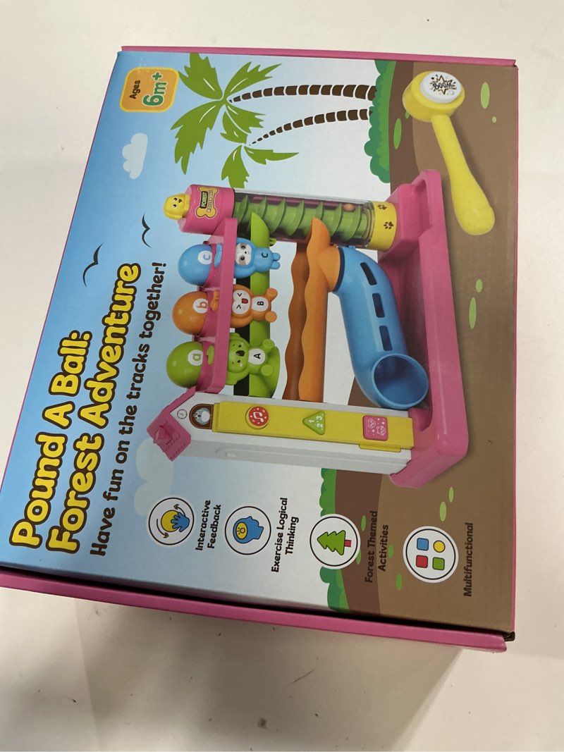 Condition photo showing New/Like New for musical baby toy for 1 year old girl gifts, 1st birthday girl boy gift first xmas present for toddler 1-2, interactive learning educational toy for baby 6-12-18 months pink