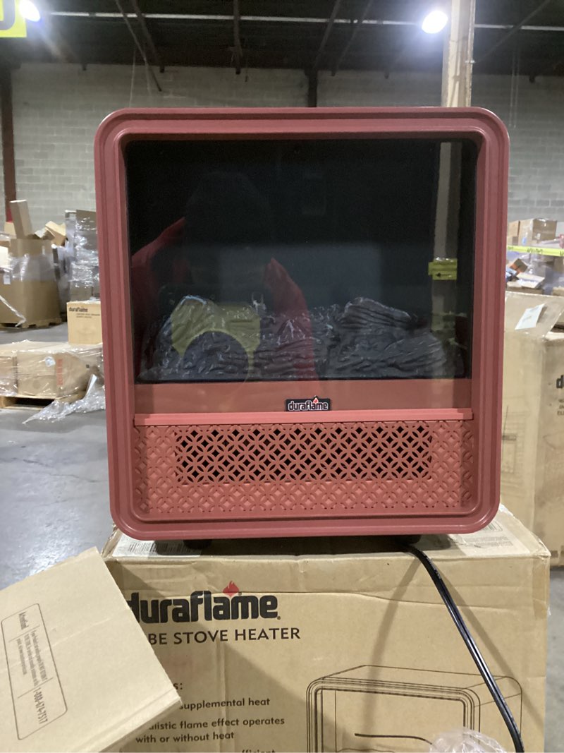 duraflame® Portable Electric Fireplace Personal Cube Space Heater