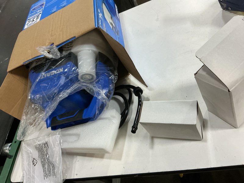 Condition photo showing As Is for kobalt 2.11-gallon plastic pump sprayer