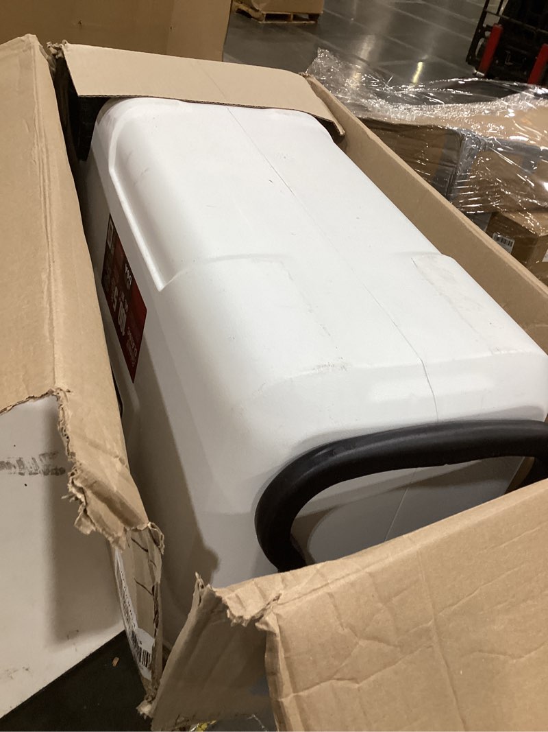 Condition photo showing Good Condition for coleman marine cooler with fully insulated uv guard lid & body, keeps ice for 3+ days, great for boating & fishing, 52qt/100qt wheeled/120qt options
