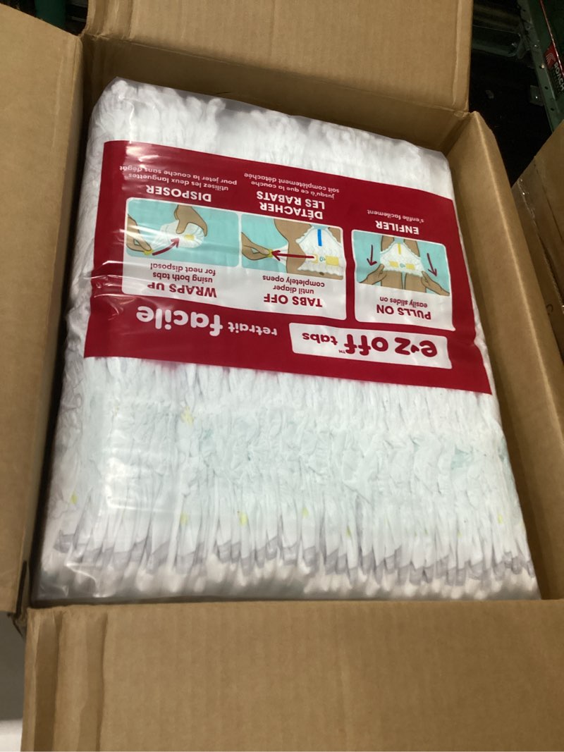 Condition photo showing New/Like New for Pampers Diapers - Swaddlers 360° - Size 3, 156 Count, up to 100% Leakproof Comfy Dry Fit, Designed for Easy Changes, Pull On Baby Diaper (Packaging May Vary) Size 3 156