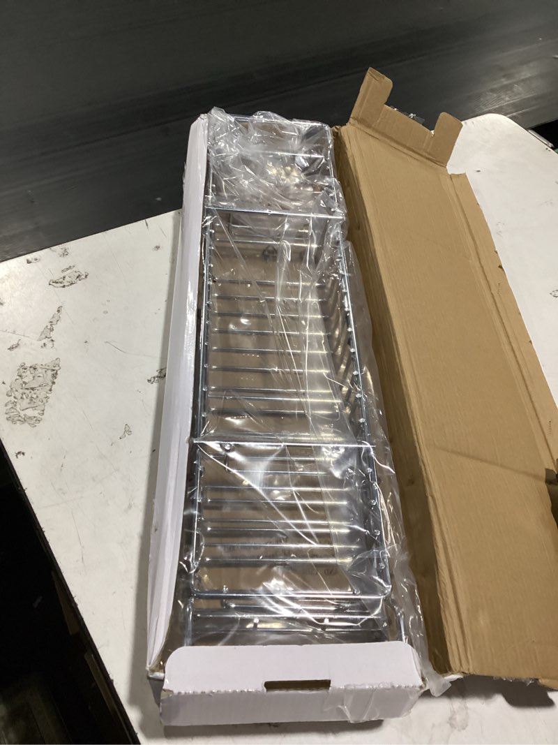 Condition photo showing New/Like New for homee stainless steel shower caddy tray with removable book holder, european style extendable rectangular bathroom tray for shower bath phone ipad book holder candleholder table shelf - silver sliver