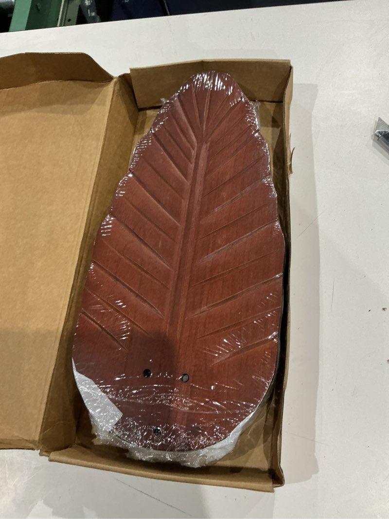 Condition photo showing Good Condition for 18 3/4 "fan blades,fan replacement blades for 42'' ceiling fan,fan blades,ceiling fan blades replacement,replacement blades for ceiling fan,solid wood banana shaped fan blades.(5pcs).