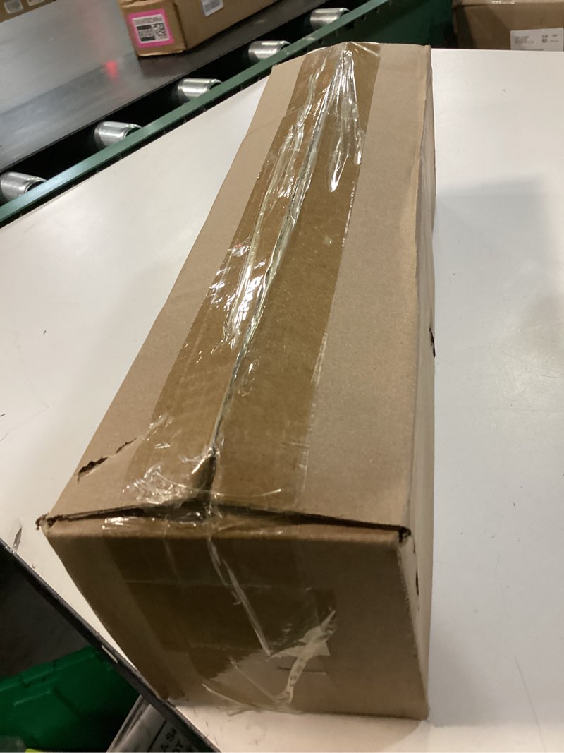 Condition photo showing New/Like New for AIZESI Curtain Rods 66-120 Inch Wrap Around Curtain Rod, Adjustable Window Rod for Blackout - Black Decorative Curtains Rods, Enhanced Light Blocking & Stylish Design Bedroom/Living Room Black 66"-120"