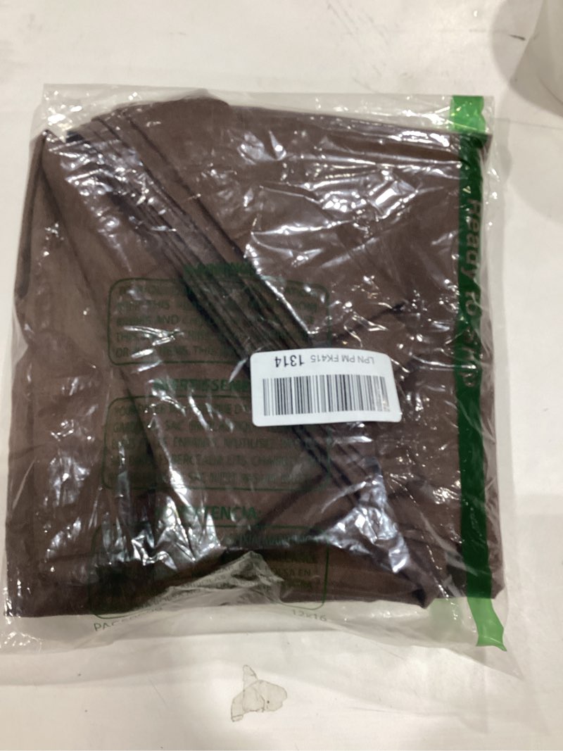 Condition photo showing Good Condition for ECLIPSE Kendall Modern Blackout Thermal Rod Pocket Window Curtain for Bedroom or Living Room (1 Panel), 42 X 84, Chocolate 42"W x 84"L (Pack of 1) Chocolate Rod Pocket