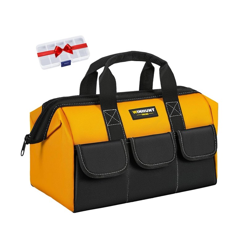 15 Inch Tool Bag with 5 Pockets Heavy Duty Tool Bag for Tools 37x21x26cm Dura...