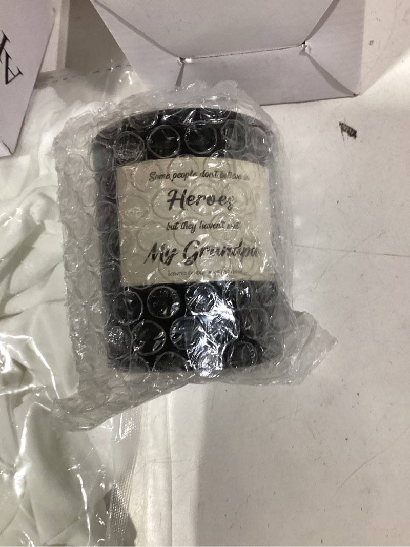 Condition photo showing Good Condition for Stocking Stuffers Christmas Gifts for Dad from Daughter Papa Gift Lavender Scented Candles Present Dad Birthday Gift from Daughter Son Father Gifts for Fathers Day Christmas Valentines Day Dad's Last Nerve. oh look... It's on fire 150 g