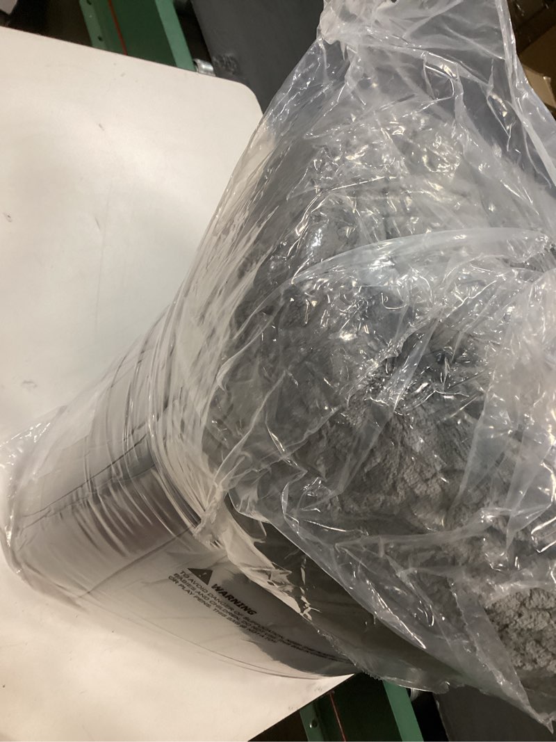 Condition photo showing New/Like New for STWIENER Oversized King Comforter Duvet Insert 120"x120" - Plush Fluffy Heavy Winter Flannel, Extra Large Super King Size Breathable Microfiber with 8 Corner Tabs, Winter Warm Bedding (Grey) Winter Edition - Gray Oversized King(120''x120'')