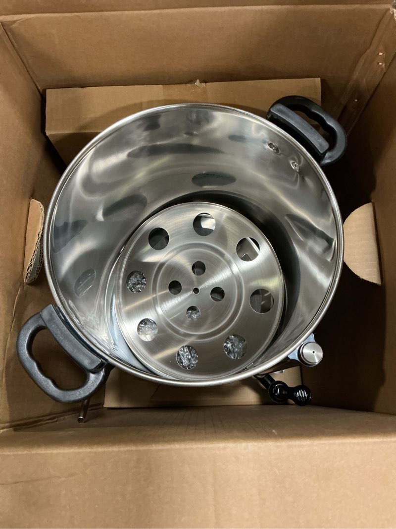 Condition photo showing Good Condition for Commercial Coffee Urn 100 Cup/15L Coffee Dispenser with Upgraded Percolator, 304 Stainless Steel Hot Water Urn Beverage Dispenser with Keep Warm Mode, Large Coffee Maker for Catering Party 100 Cup (15 L)