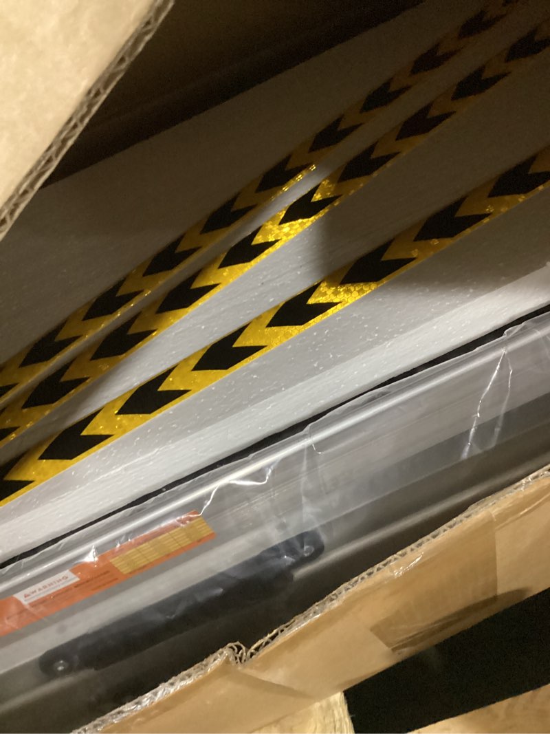 Condition photo showing Good Condition for fachnuo 8 feet portable wheelchair ramp, non-skid aluminum handicap ramps with handle, folding threshold wheel chair ramp for home steps, stairs, entry, threshold, doorways, scooter, 800lbs capacity aluminum 8ft(using height 8-24'')
