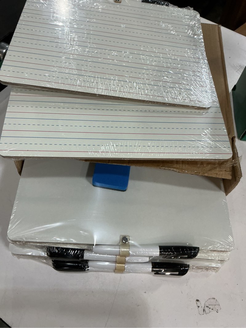 Condition photo showing New/Like New for ffily 6 pack double sided whiteboard for kids 9  x 12  5 mm thickness