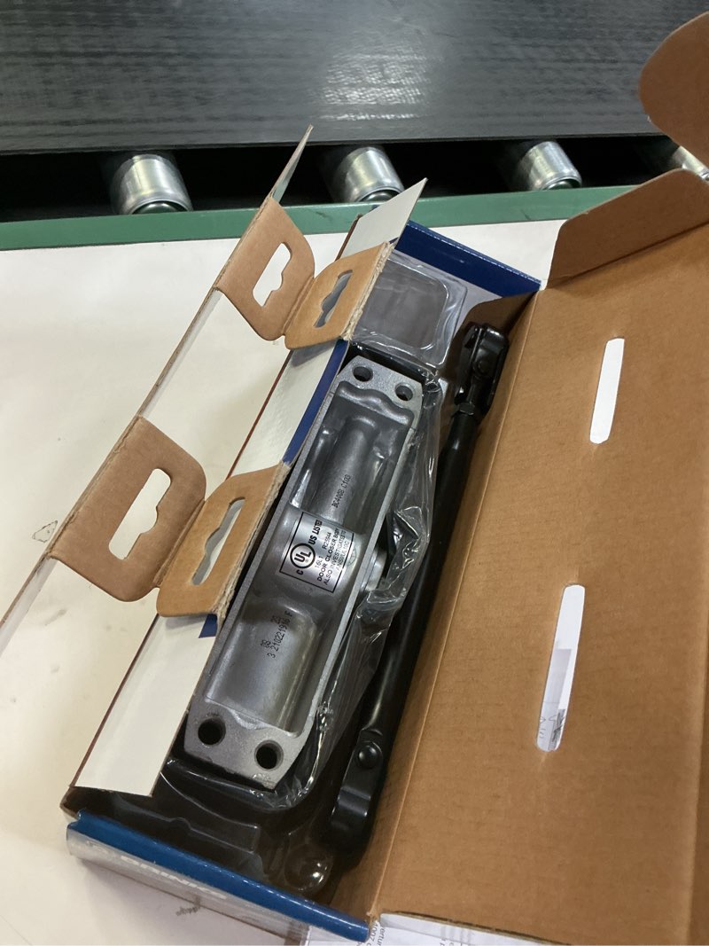 Condition photo showing Good Condition for Brinks Commercial 5035121 Steel Hydraulic Door Closer  Matte Black