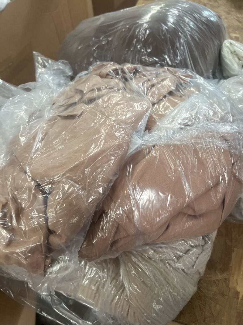 Condition photo showing Good Condition for european linen duvet cover set, full/queen, desert sunset