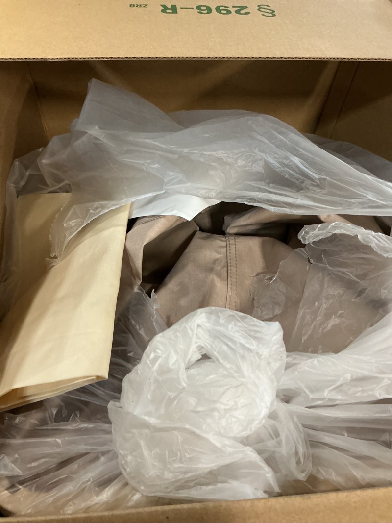 Condition photo showing As Is for Lifewit 185L Large 3 Section Laundry Hamper with Lid, Plastic Laundry Basket with Bamboo Handles and