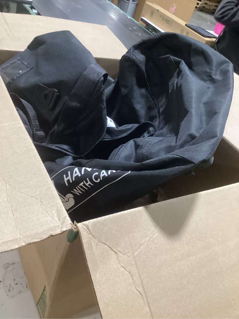 Condition photo showing Good Condition for j.l. childress padded infant car seat bag - travel bag for airplane, fits most baby & infant car seats, compatible with uppababy, nuna, & chicco, airport accessories, airtag compatible- premier, black no wheels