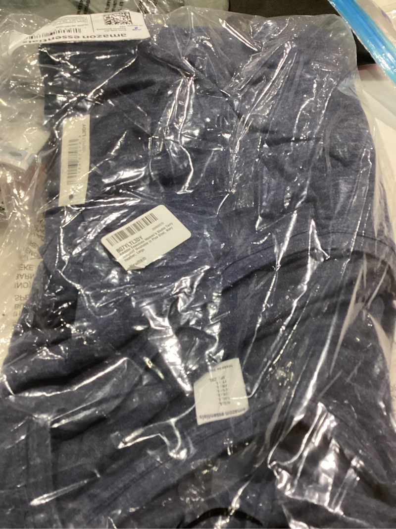 Condition photo showing Good Condition for Amazon Essentials womens Studio Terry Fleece Jumpsuit (Plus + Missy) X-Small Black