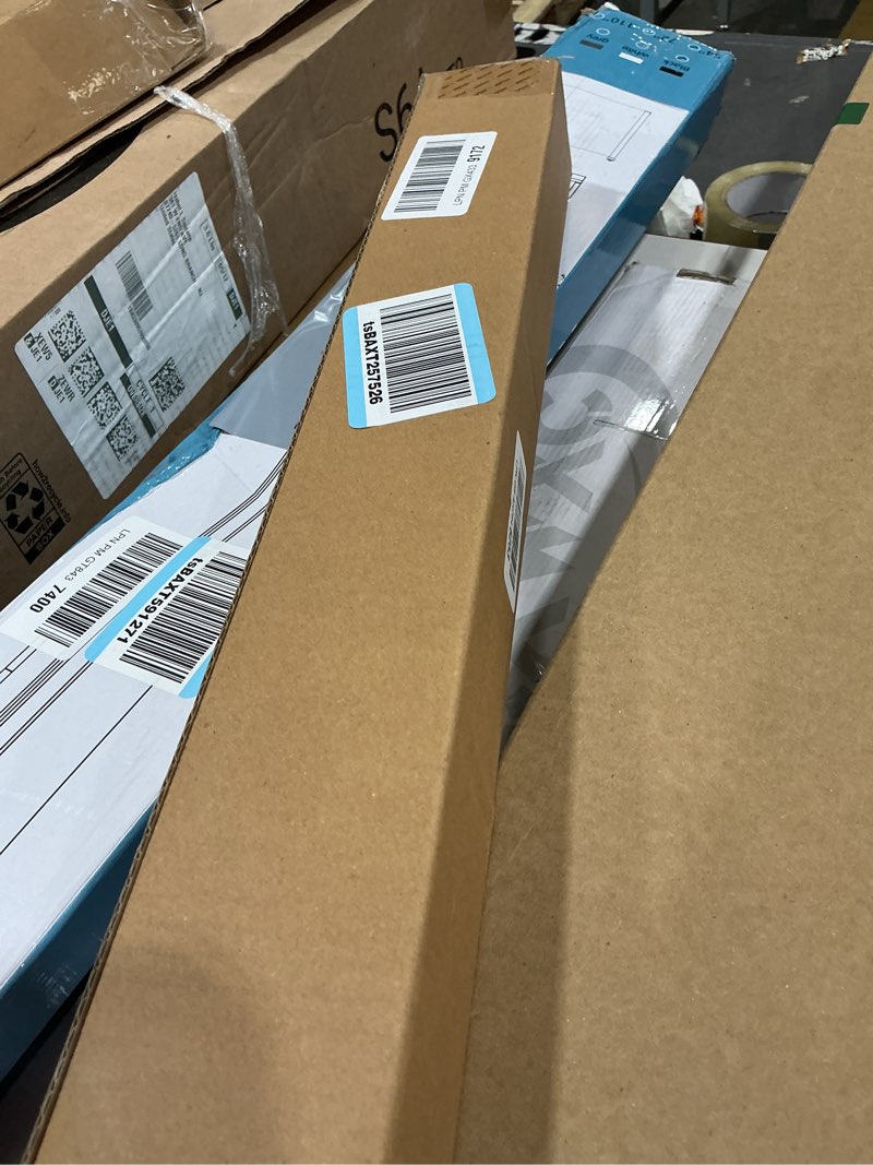 Condition photo showing New/Like New for ivilon tension curtain rod - spring tension rod for windows or shower, 24 to 36 inch. oil rubbed bronze orb 24" to 36" oil rubbed bronze