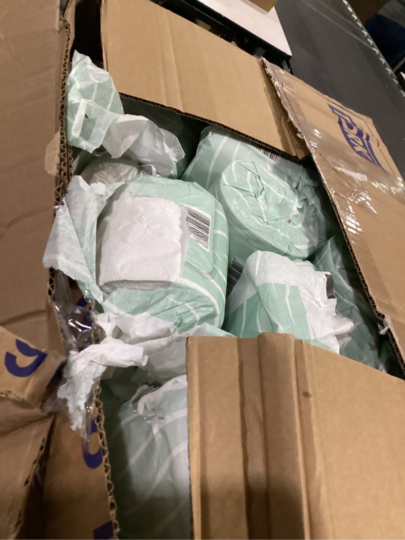 Condition photo showing New/Like New for tork septic safe toilet paper white, 100% recycled, 2-ply, 500 sheets per roll, 96 rolls
