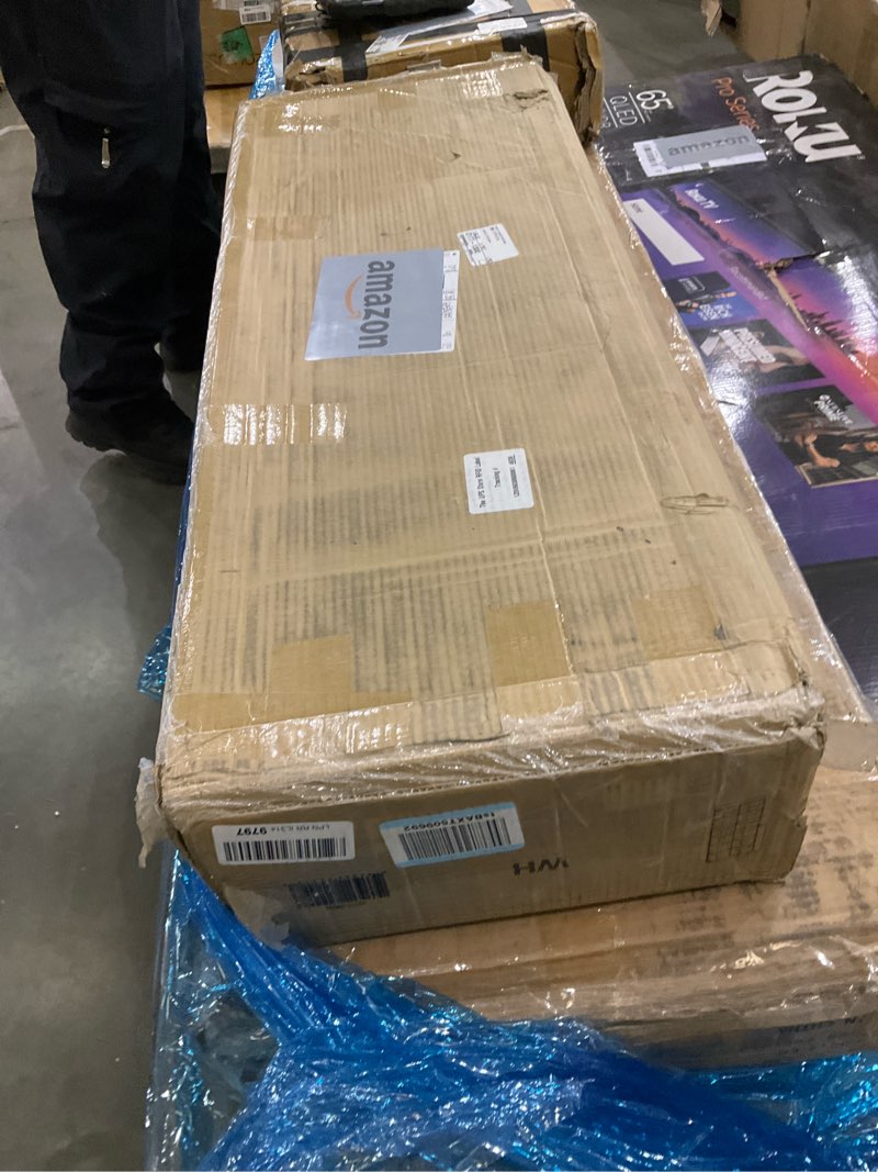 Condition photo showing As Is for Furinno Basic Book Shelf, 12-Cube Bookshelf, Bookcase with Open Shelf, Cube Storage Organizer, 12 x 32 x 71, for Living Room, Home Office, White White 12-Tier, 12 x 32 x 71