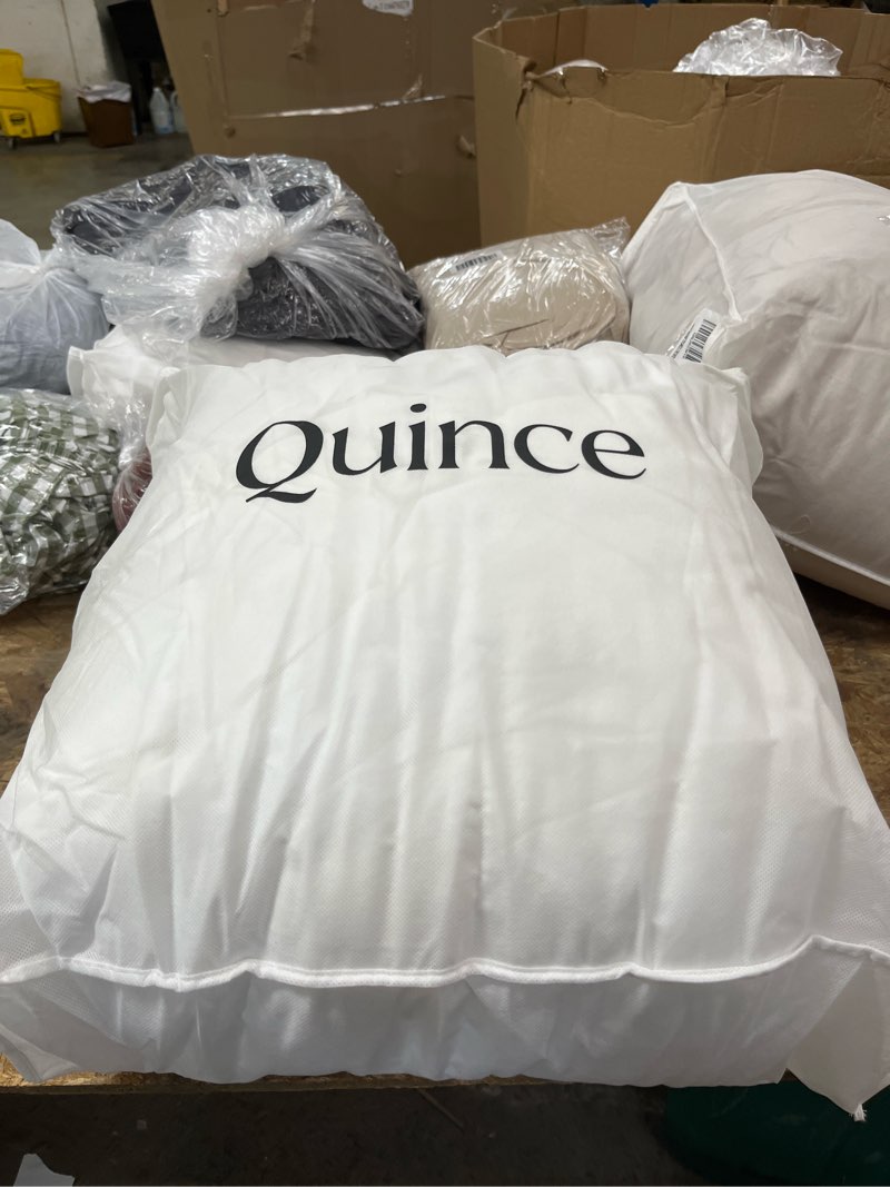 Condition photo showing New/Like New for all-season premium down alternative comforter, king/cal king, white