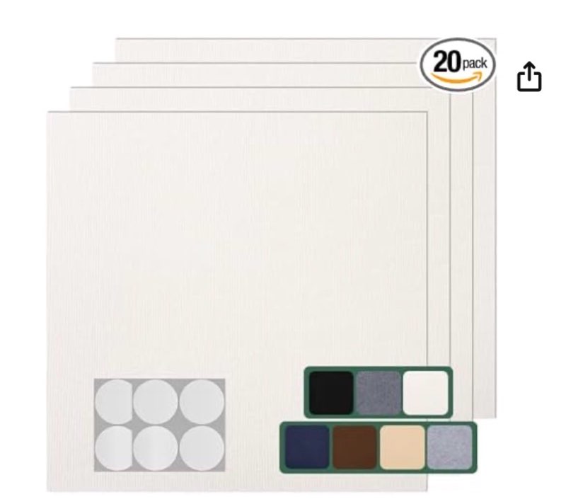 vallisco carpet tile 20 pack 24” x 24” self adhesive carpet floor tiles anti-slip squares peel and s