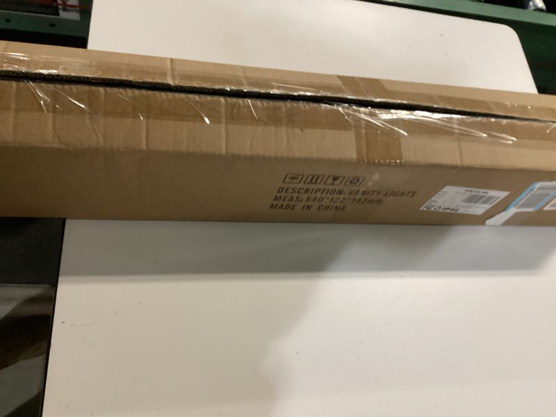 Condition photo showing Good Condition for Modern Bathroom Vanity Light 40 inch, 22W Dimmable 6CCT Led Bathroom Light Fixture Over Mirror, Black Bar Vanity Light for Mirror FCC Certificated Black 40 INCH