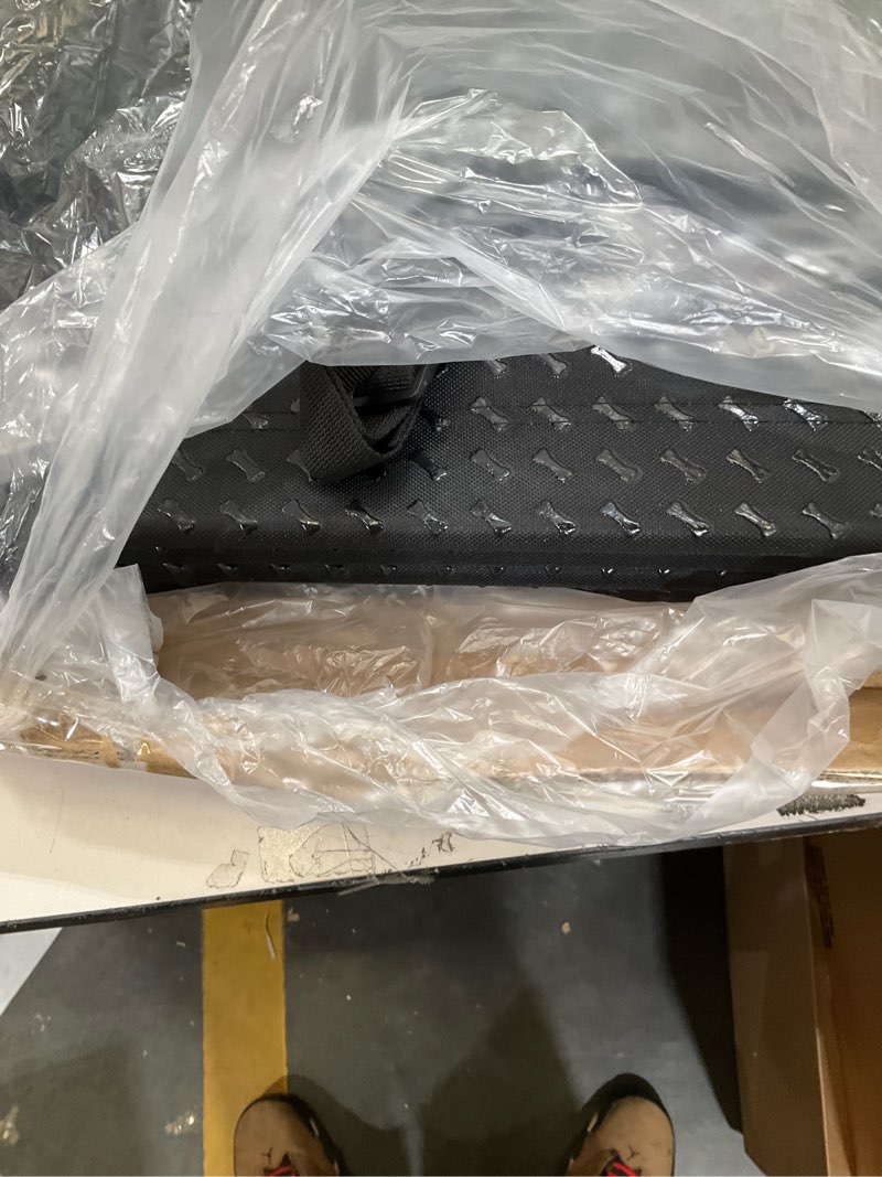 Condition photo showing New/Like New for Extra Wide Dog Stairs for Car - Foldable Dog Ramps for Large Dogs with Non Slip Surface, Portable Pet Stairs for Cars and SUV, Truck, Sofas, Bed Support Up to 250 lbs(Wide 5 Steps) Upgraded Wide 5 Steps