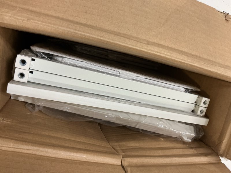 Condition photo showing Good Condition for wlive 9-drawer dresser, fabric storage tower for bedroom, hallway, closet, tall chest organizer unit for bedroom with fabric bins, steel frame, wood top, easy pull handle, white