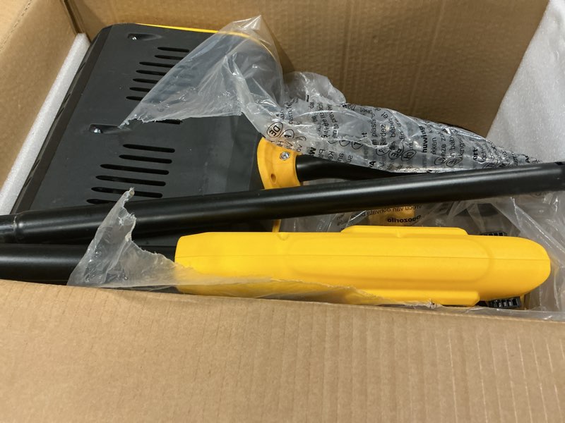 Condition photo showing Good Condition for Cordless Snow Shovel, 20V Electric Snow Blower Compatible with De-Wait(No Battery), 13.5 Inch Cordless Snow Removal Shovel with Directional Plate - Yellow No Battery-Yellow