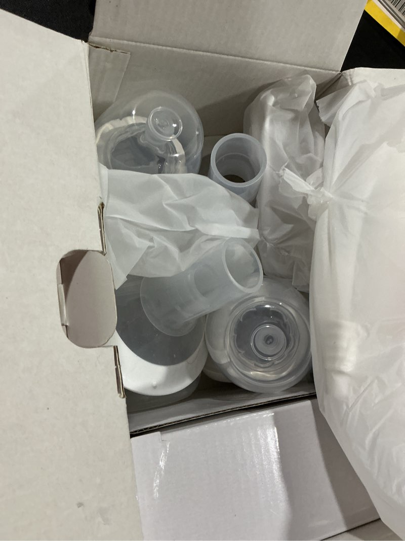 Condition photo showing Good Condition for ncvi double electric breast pump 8122, portable milk breastfeeding pump with 4 modes 9 levels, hospital-grade suction 280mmhg with 17/19/21/24mm flanges for home, office and travel, usb rechargeable blue-17/19/21/24 flanges