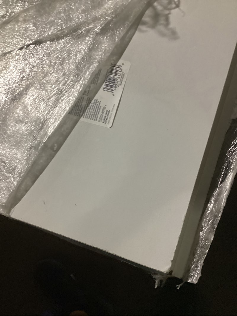 Style Selections 11.7-in D x 23.6-in L White MDF Rectangular Shelf board