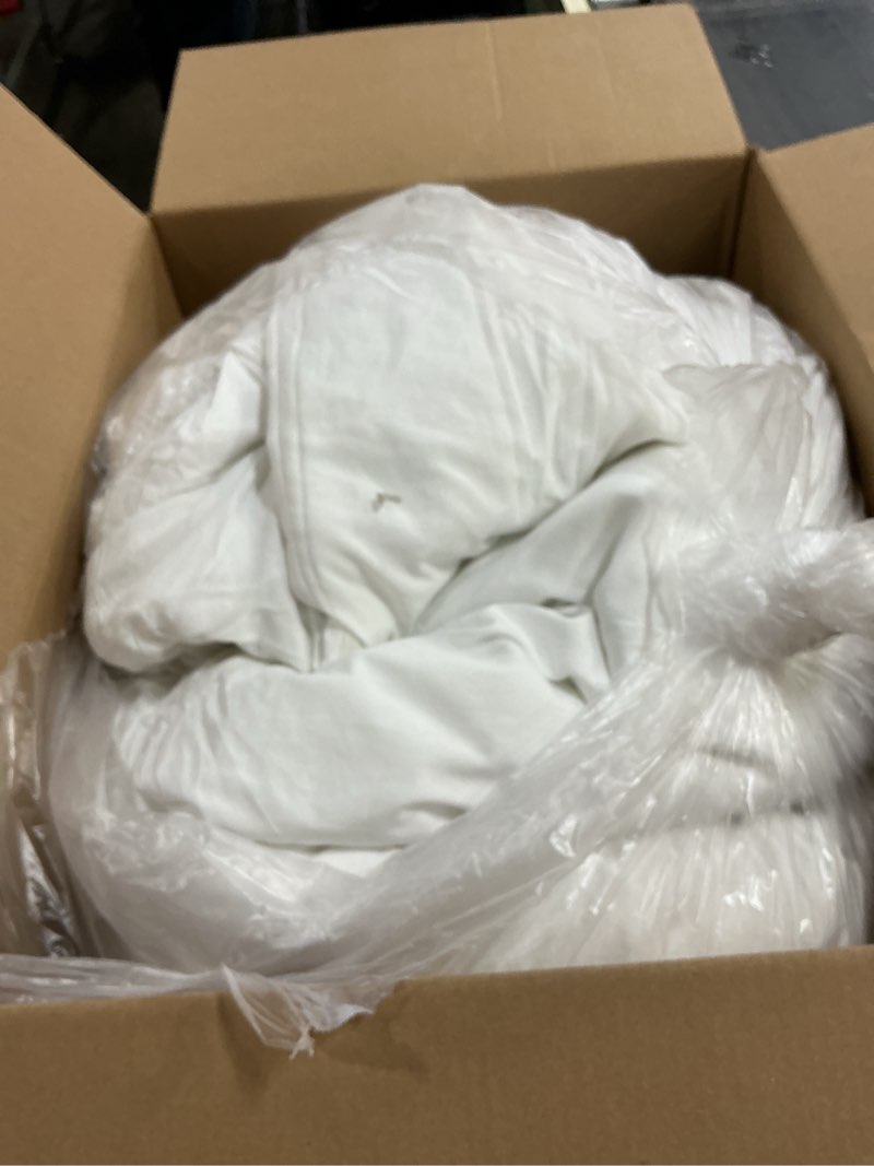 Condition photo showing Good Condition for Bedsure Queen Comforter Set, White Soft Prewashed Bedding for All Seasons, 3 Pieces GentleSoft™ Bed Set, 1 Lightweight Comforter (90"x90") and 2 Pillowcases (20"x26") Queen(90"x90") 02 - White