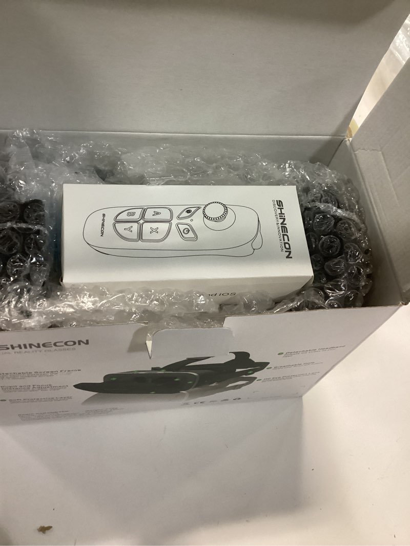 Condition photo showing New/Like New for VR Headset for Smartphones with Bluetooth Controller, Universal 4.7-7 inch iPhone Android Phone VR Glasses, HD Aspheric Optical Lens w/Adjustable Focus & Pupil Distance, Heat Dissipation Design